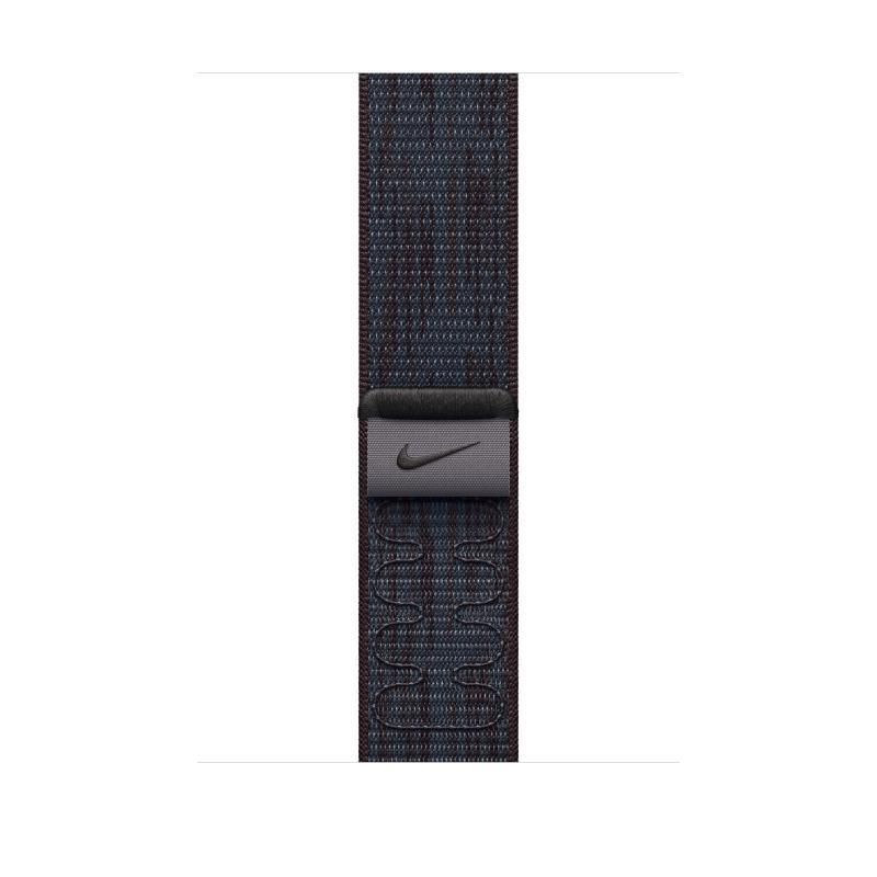 Curea pentru Apple Watch 46mm Black/Blue Nike Sport Loop