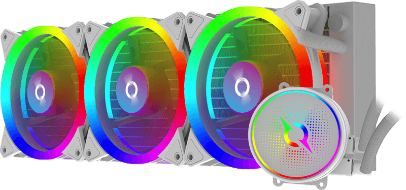 Cooler Procesor AQIRYS AQUARIUS 360 AIO, Lichid, 3 ventilatoare, aRGB