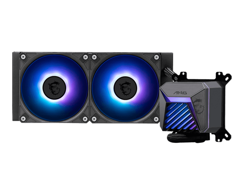 Cooler Procesor MSI MAG CORELIQUID A15 240, 12 cm, 2 ventilatoare, aRGB