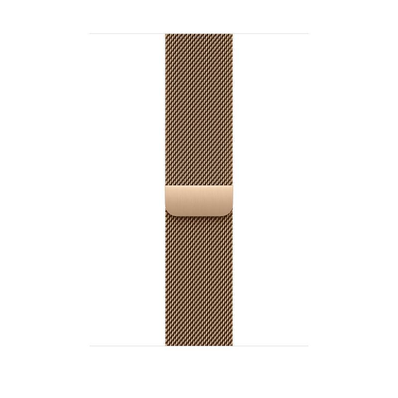 Curea pentru Apple Watch 46mm Gold Milanese Loop - M/L