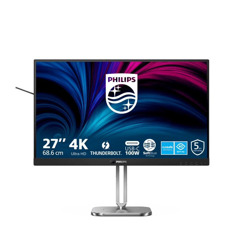 Monitor Consumer Philips 27B2U6903/00, 27", 3840 x 2160 pixeli, Anthracite, 3 ani Garantie