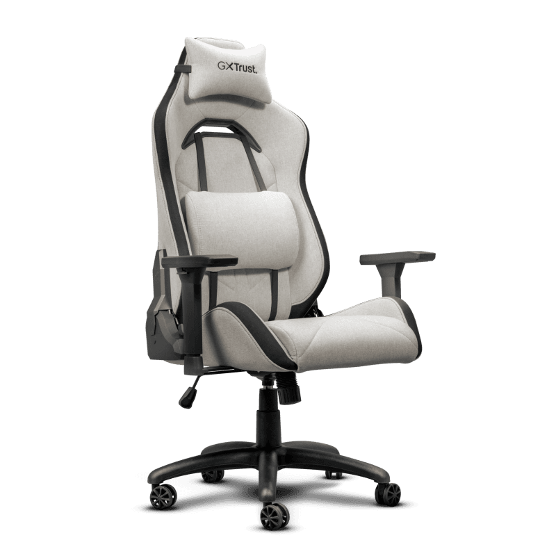 Scaun gaming Trust GXT 723B Ruya Comfortable, 5 roti, ridicare pe gaz clasa 4, adjustabil pe inaltime