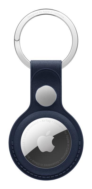 AirTag FineWoven Key Ring - Deep Blue