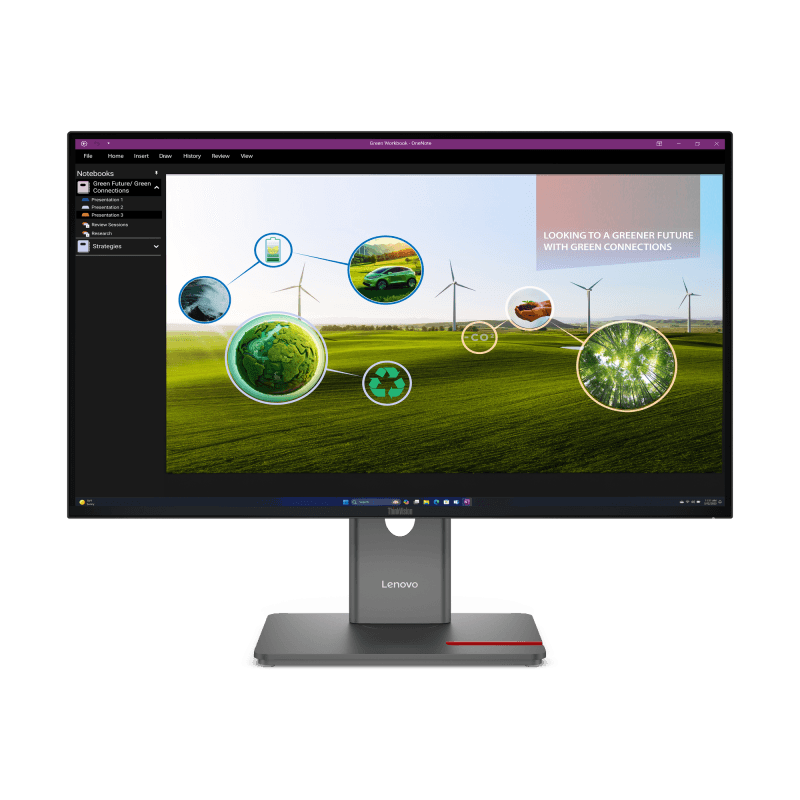 Monitor Commercial Lenovo ThinkVision P27Q-40, 27", 2560 x 1440 pixeli, Black, 3 ani Garantie