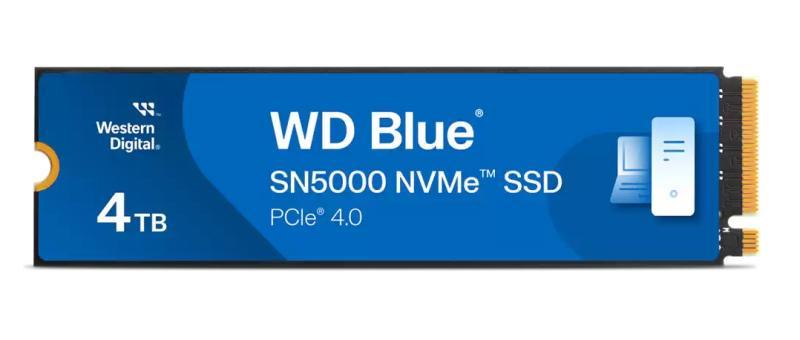SSD intern Western Digital WD Blue SN5000, 4 TB, PCI Express 4.0 x4 NVMe M.2