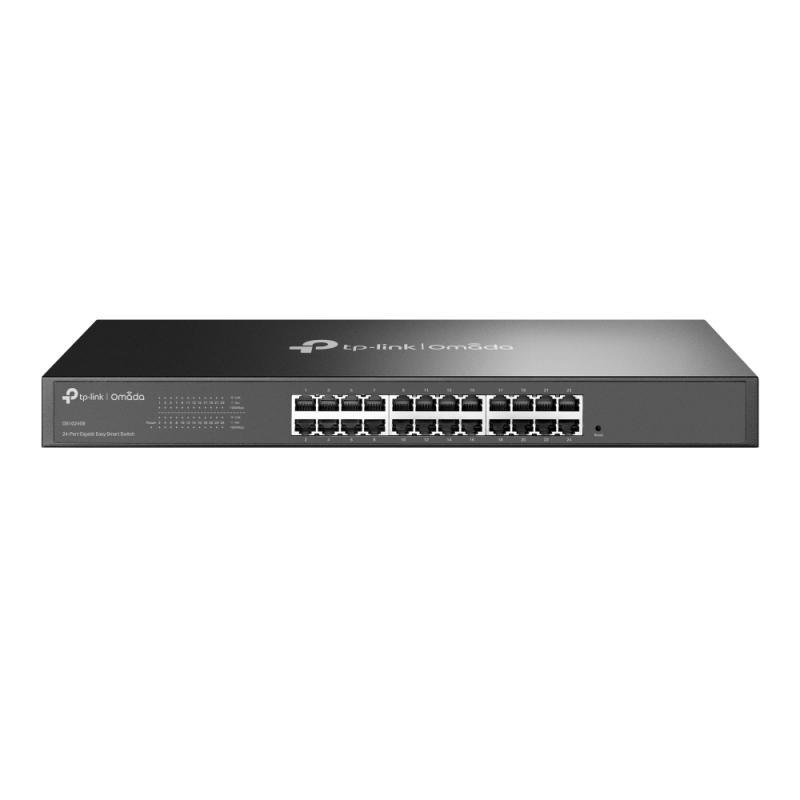 Omada 24-Port Gigabit Switch PORT: 24× Gigabit RJ45 Ports SPEC: 1U 19-inch Rack-mountable Steel Case FEATURE: Plug and