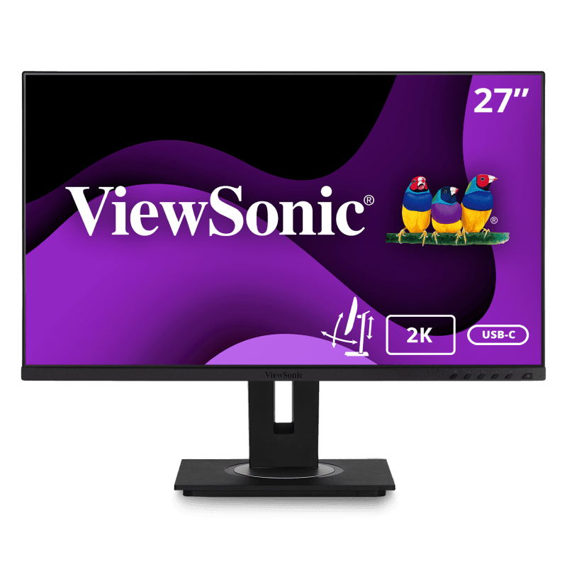 Monitor Consumer ViewSonic VG2756-2K, 27", 2560 x 1440 pixeli, Black, 3 ani Garantie