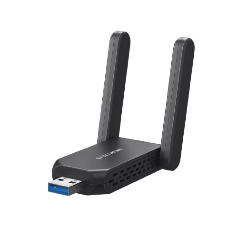 Adaptor Mercusys AX1800 USB Dual-Band, standarde wireless IEEE 802.11 a/n/ac/ax 5 GHz, IEEE 802.11 b/g/n 2.4 GHz