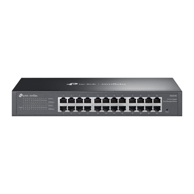 Omada 24-Port Gigabit Easy Managed Switch PORT: 24× Gigabit RJ45 Ports SPEC: 1U 13-inch Rack-mountable Steel Case