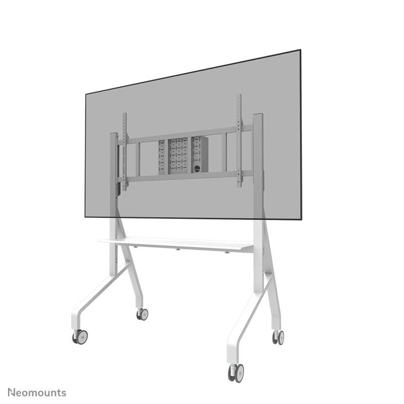 Stand podea mobil/fix Neomounts FL50-575WH1; pentru display-uri cu diagonale 65"-110"