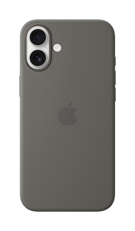 iPhone 16 Plus Silicone Case with MagSafe - Stone Gray