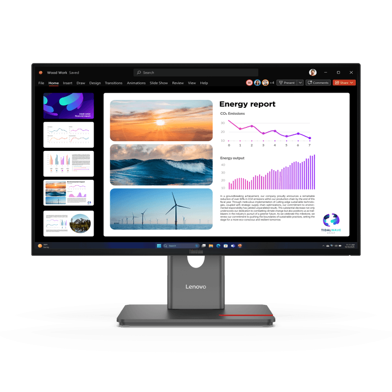 Monitor Consumer Lenovo ThinkVision P24Q-40, 23.8", 2560 x 1440 pixeli, Black, 3 ani Garantie