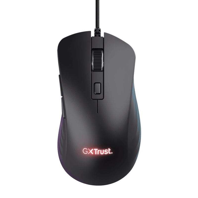 Mouse Gaming Trust GXT924 YBAR+, 25600 dpi, Negru