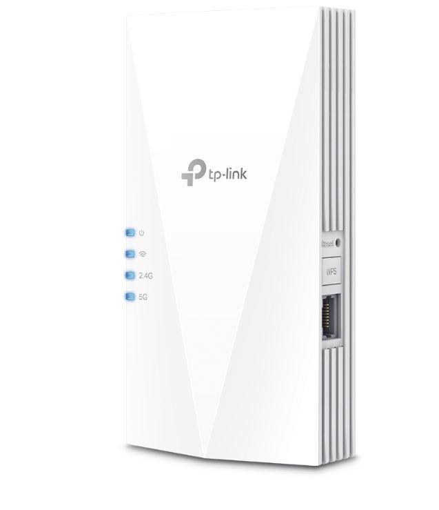 TP-link AX1800 Wi-Fi6 Range Extender, RE600X, Dual-Band, Standarde wireless: IEEE 802.11a/n/ac/ax 5GHz