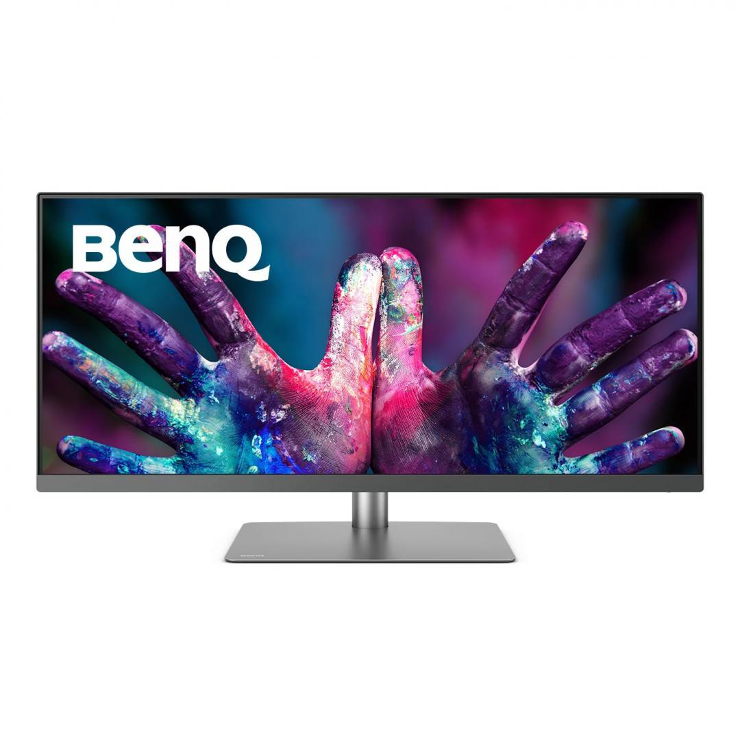 Monitor Consumer BenQ PD3420Q, 34", 3440 x 1440 pixeli, Grey, 3 ani Garantie