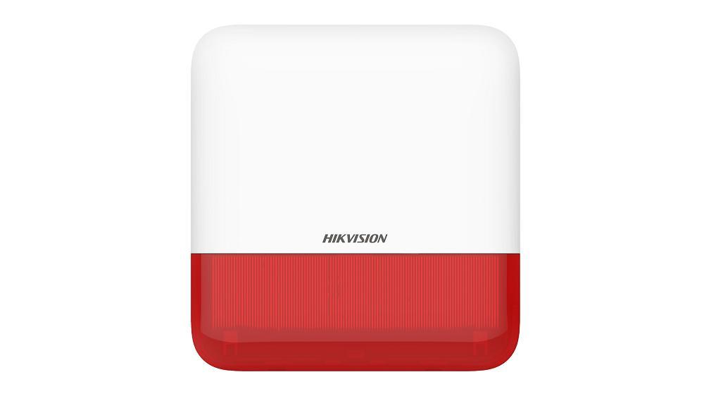 Sirene de exterior wireless AXPRO Hikvision DS-PS1-E-WE(Red Indicator), frecventa de operare: 868 MHz