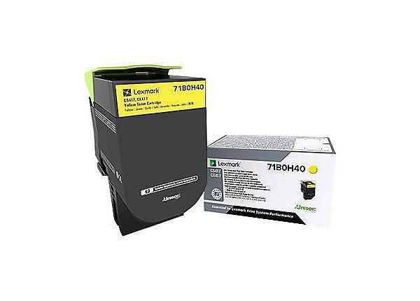 Toner Lexmark 71B0H40, Yellow