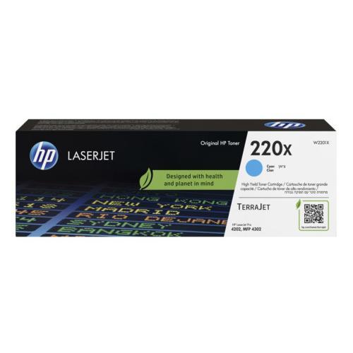 Toner HP 220X, Cyan