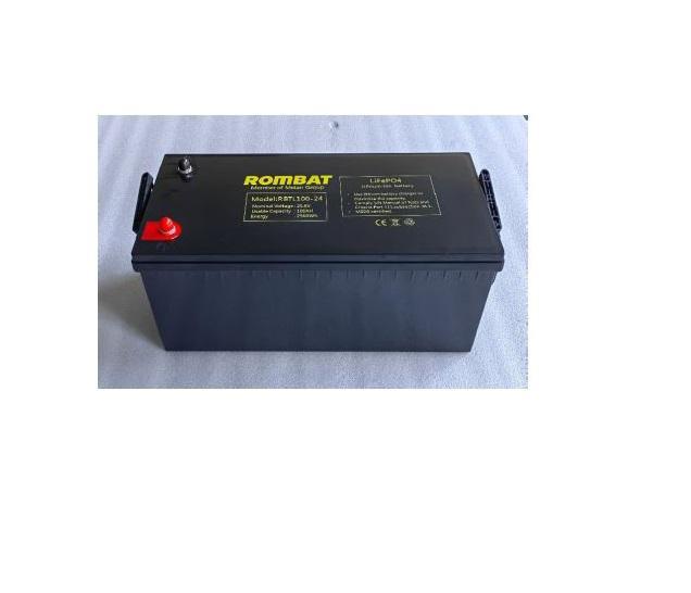 Baterie Litiu-Ion 25.6V 100Ah, model RBTL100-24