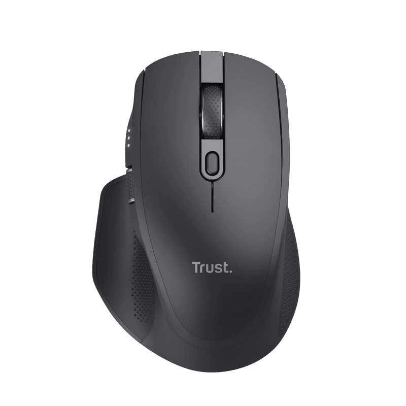 Mouse Wireless Trust Ozaa+, 3200 dpi, Negru