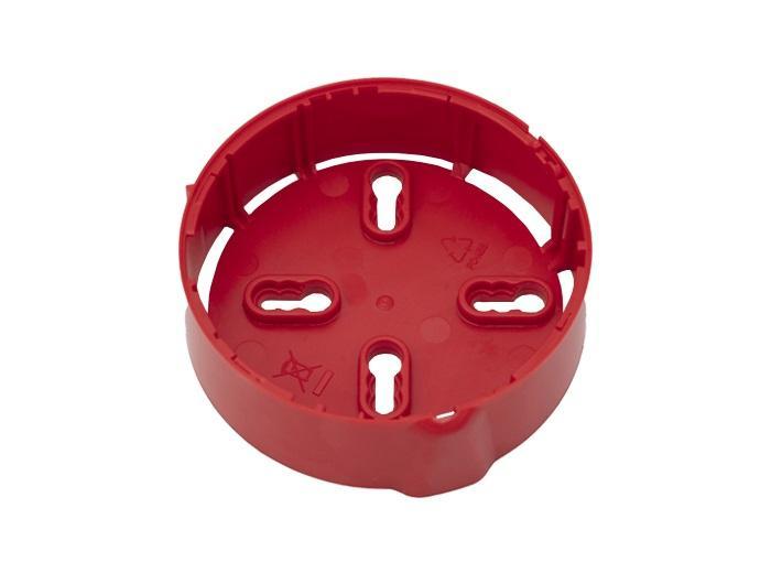HW Baza pentru detectoarele Morley-IAS B501RF-RR; Culoare: rosu , dimensiuni: inaltime 32mm, diametru 107mm