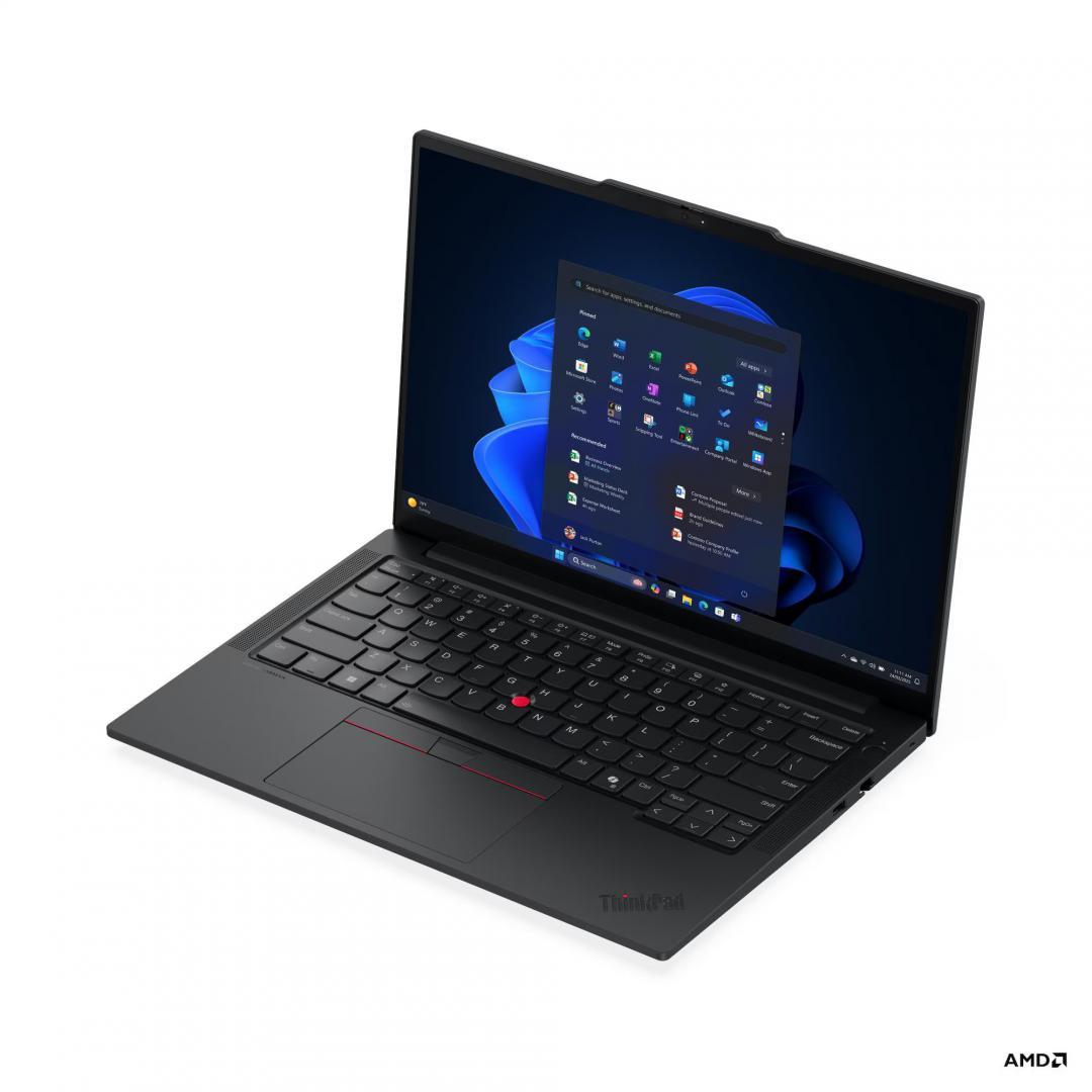 Laptop Business Lenovo ThinkPad E14 Gen 7, cu procesor AMD Ryzen 7 250, 14'' IPS, 16 GB DDR5, 512 GB, AMD Radeon 780M