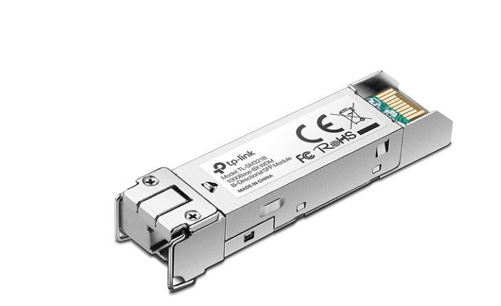 "Gigabit Single-Mode WDM Bi-Directional SFP Module SPEC: LC Connector, TX:1310nm/RX:1550nm, Single-mode, 2km"