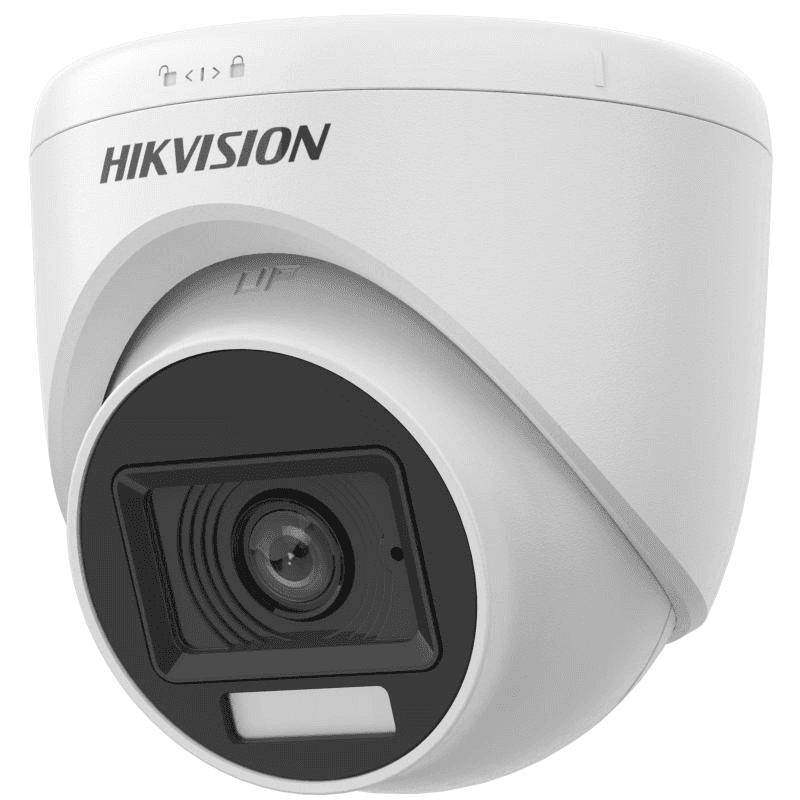 Camera de supraveghere Turret 3k Smart Hybrid Light Audio Fixed Hikvision DS-2CE78K0T-LFS(2.8MM), lentila fixa: 2.8mm