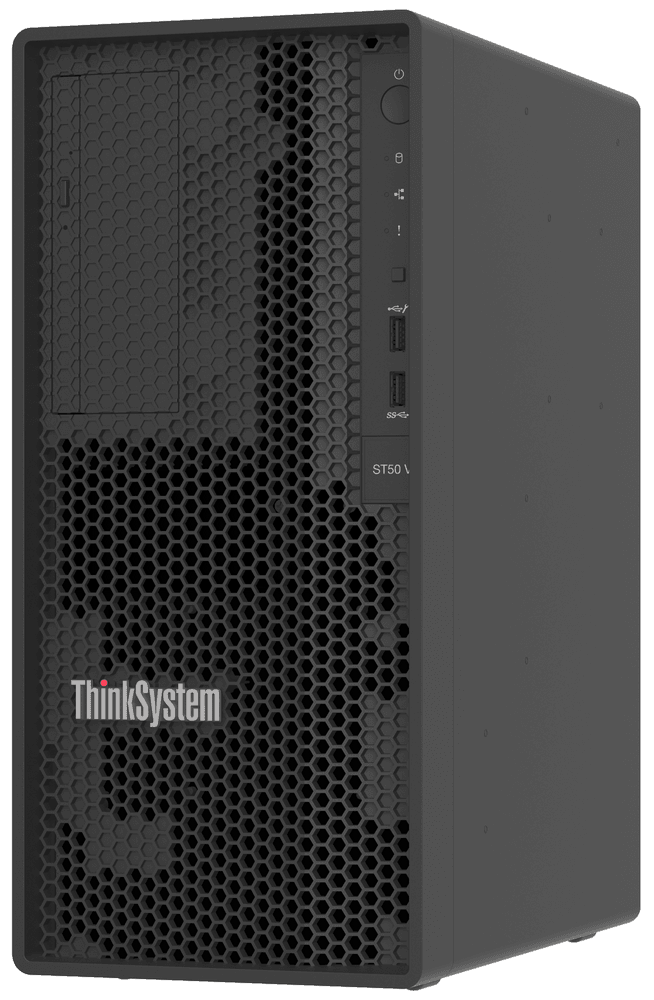 ST50 V3 Xeon E-2414 (4C 2.6GHz 8MB Cache/55W), SW RAID, 2x960GB Micron 5400 Pro SSD, 2x16GB, 500W 94%, No DVD