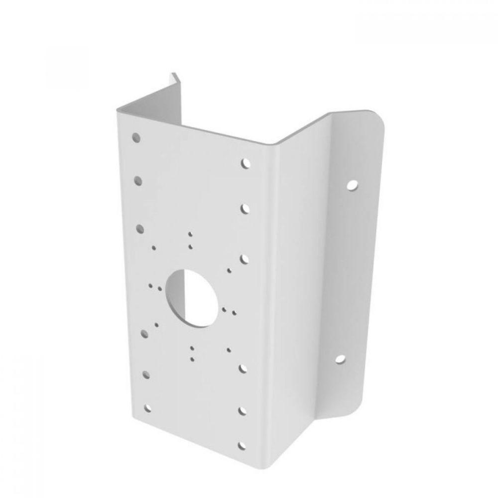 Suport pentru montaj pe colt Hikvision DS-1276ZJ-SUS, material otel inoxidabil, dimensiuni: 126 mm × 105 mm × 250 mm