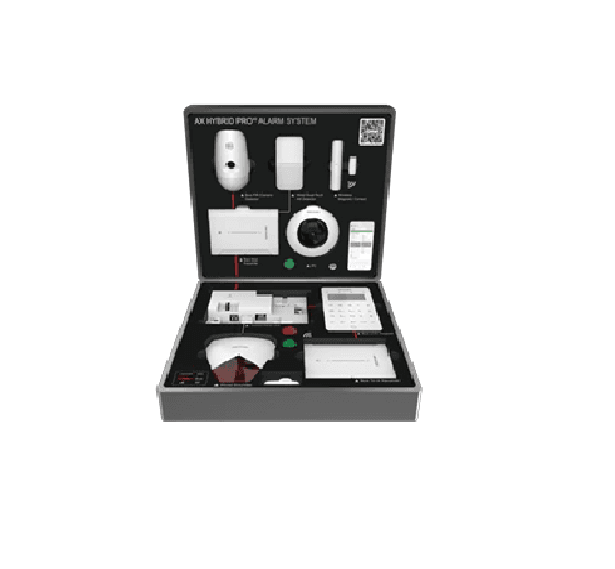 Valiza demo AX HYBRID PRO contine: ● DS-PA502-128 × 1 ● DS-PK501LTM-HWE × 1 ● DS-PM501Z8T4 × 1 ● DS-PR501-HWE × 1 ●