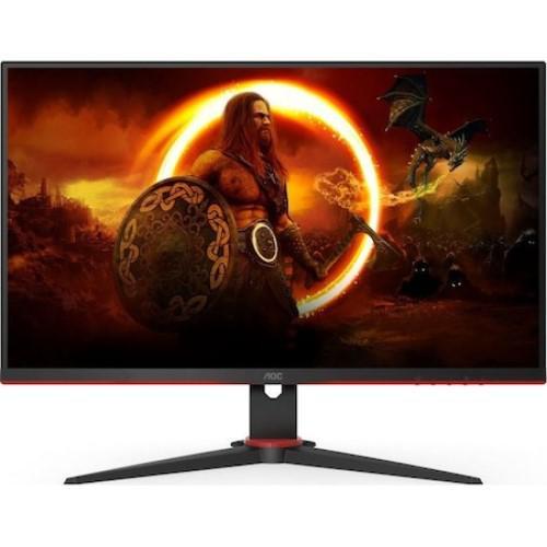Monitor Gaming AOC 27G2SAE/BK, 27", 1920 x 1080 pixeli, Black, Red, 3 ani Garantie