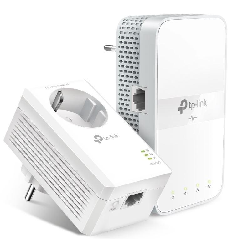 Kit PowerLine, TP-Link, TL-WPA7617 KIT, AV1000 Gigabit Powerline ac Wi- Fi, TL-WPA7517+ TL-PA7017