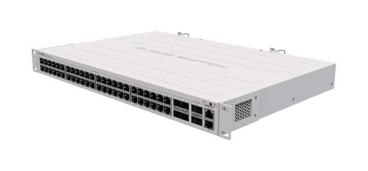 Switch Mikrotik 48 porturi gigabit, 4 sloturi 10G SFP+10G si  2 sloturi 40G QSFP+ CRS354-48G-4S+2Q+RM