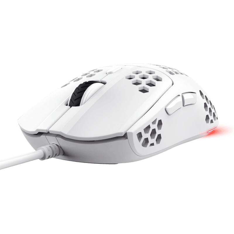 Mouse Gaming Trust GXT 928W Helox, 6400 dpi, Alb