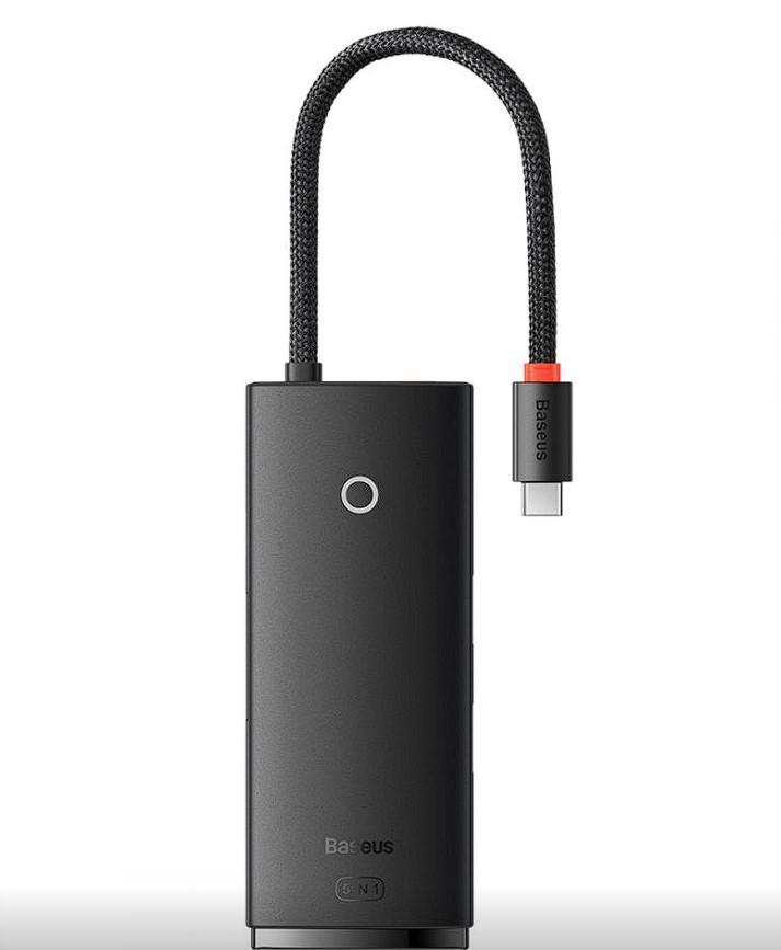 Docking station Baseus Lite, USB Type-C, 100W, Negru, 2 ani Garantie