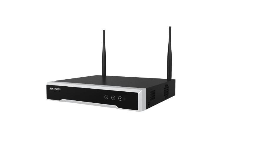 NVR Wi-Fi 4 canale Hikvision DS-7104NI-K1/W/M1T (include 1TB HDD) Up to 4 MP resolution ,HDMI output 1-ch