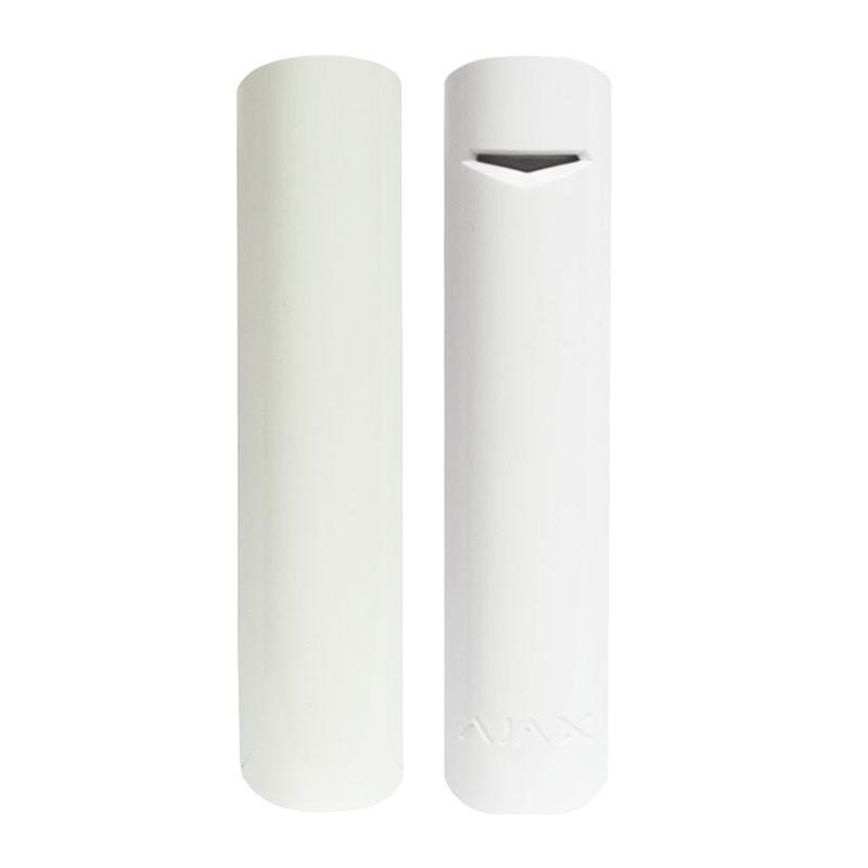 Contact magnetic cu senzor de soc DoorProtect Plus, wireless, alb - AJAX ;Interspatiu: max. 2 cm cu magnetul mare