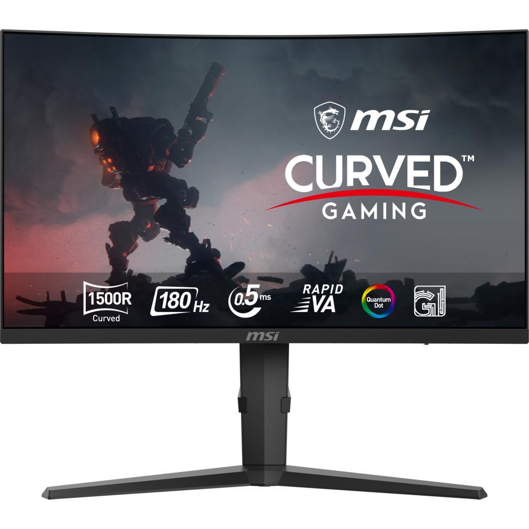 Monitor Consumer MSI MAG 275CQRF QD, 27", 2560 x 1440 pixeli, Black, 3 ani Garantie