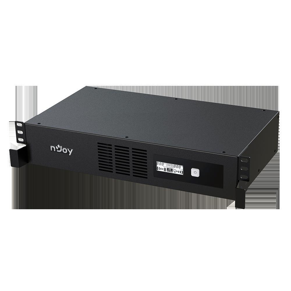 UPS nJoy Code 800, 800VA/480W, Frecventa: 50/60 Hz, Conectori: Intrare 1 x IEC-320 C14, Iesire 8 x IEC-320 C13