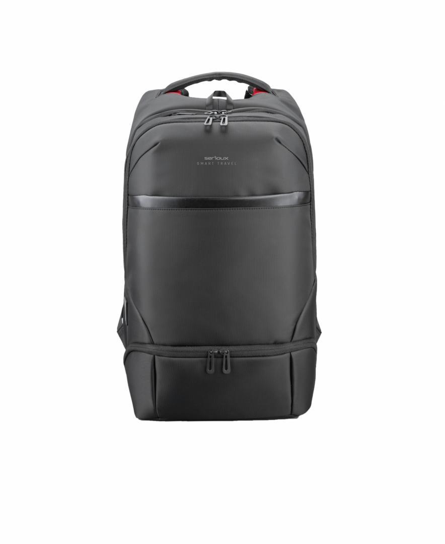 Rucsac notebook Serioux, SMART TRAVEL ST9588, dimensiuni: 32 x 19 x 46 cm, rezistent la apa, compartimente multiple
