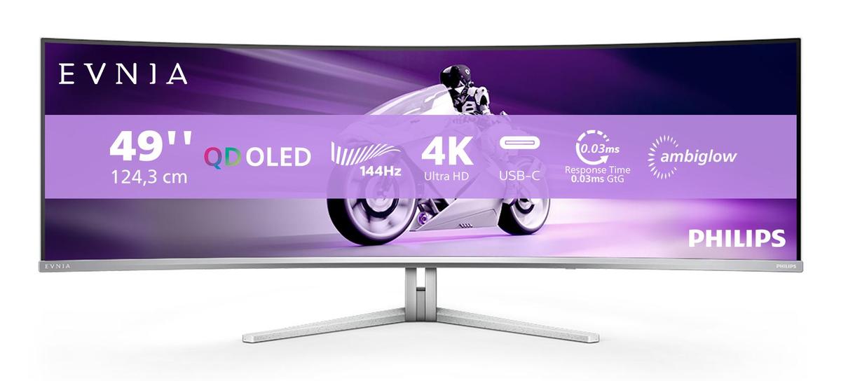 Monitor Consumer Philips 49M2C8900L/00, 49", 5120 x 1440 pixeli, White, 3 ani Garantie