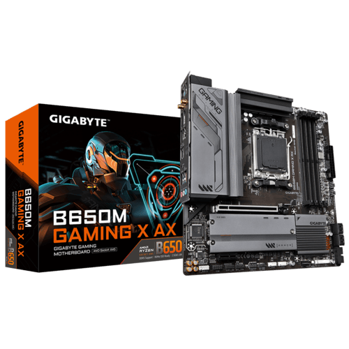 Placa de baza Gigabyte B650M GAMING X AX, Socket AM5, DDR5, Micro-ATX