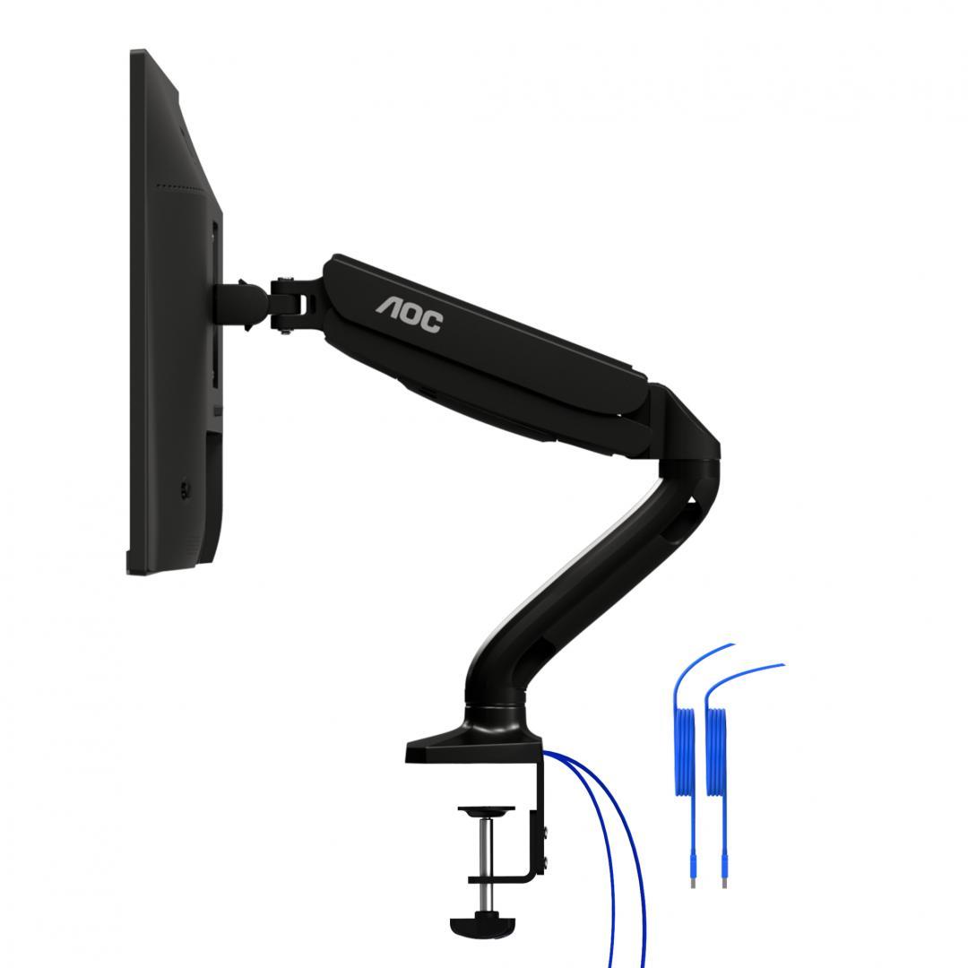 Brat sustinere monitor AS110DX AOC, pentru o pozitie optima dorita deutilizator, control cu arcuri