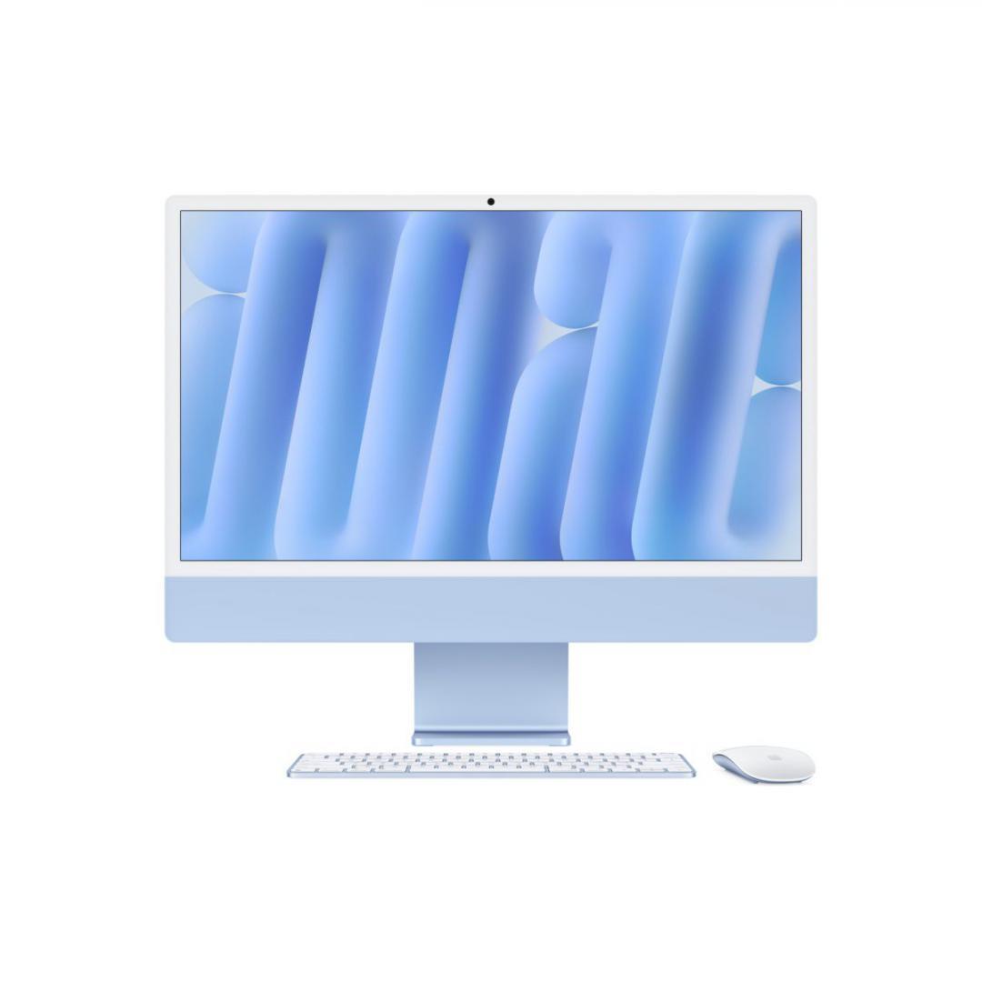 Apple iMAC 24" Retina 4.5k/ Apple M4 (CPU 10-core, GPU 10-core, Neural Engine16-core)/16GB/256GB - Blue - INT KB (2024)