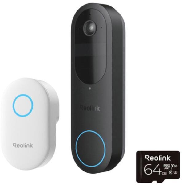 Sonerie wireless WiFi dual band Reolink *fara fir *rezolutie 2K 4MP si un unghi de vizualizare de 150° x 150°
