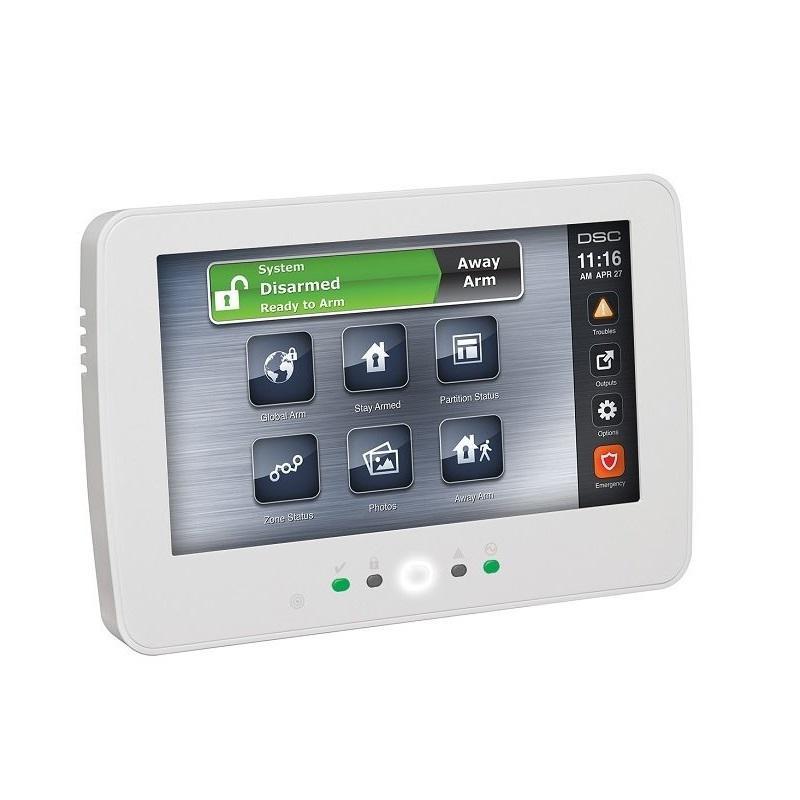 Tastatura LCD color "touchscreen", DSC NEO-TOUCH W, 7" (177.8 mm)