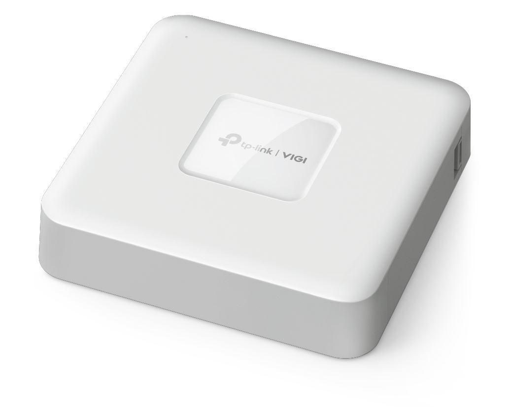 " NVR PoE TP-Link VIGI 4 canale 1104H4P; 53W, 8 MP,1 SATA Interface, max 10TB(neinclus), H.265+; ONVIF