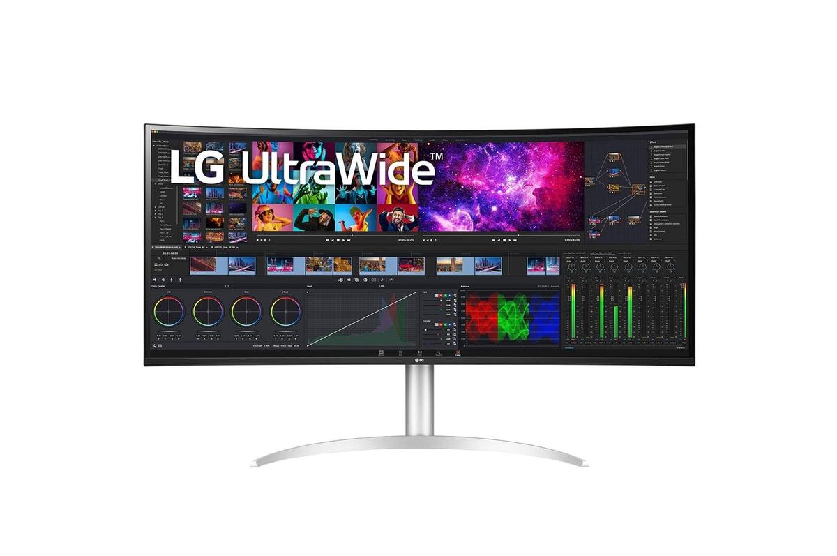 Monitor Consumer LG 40WP95CP-W, 39.7", 5120 x 2160 pixeli, Silver, 3 ani Garantie
