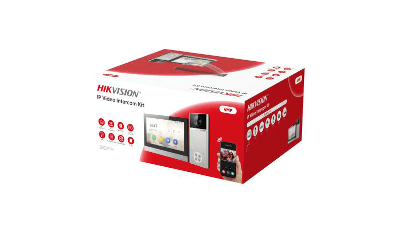 KIT VIDEOINTERFON IP WIFI 1FAMILIE 4MP higher resolution with 150° viewing angle 2 locks control Multiple unlocking